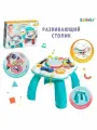 Развивающий столик ZABIAKA световые и звуковые эффекты, цвет бирюзовый (CY-7009B)