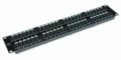 Патч-панель 19 (2U), 48 портов RJ-45, категория 5e, Dual IDC