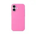 Чехол силиконовый Магсейф для iPhone 16 Peony, Silicone case Магсейф для айфон 16 - Пионовый