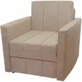 Раскладное кресло-кровать StylChairs Сёма, ширина 90/93 см, велюр бежевый