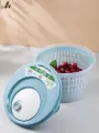 Сушилка-контейнер Snips для салата 25х25х15,5 см 4 л, пластик, голубой (SNP-010044)