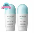 BIOTHERM DEO pure roll on Роликовый дезодорант без спирта, 75 мл 2 шт.