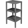 Этажерка BP- прямоугольная Nature 384Х330Х725мм серый