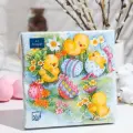 Салфетки бумажные ART BOUQUET 20шт 3слоя Пасхальные игры 33*33 см