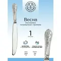 Нож столовый Мстерский ювелир Весна посеребреный