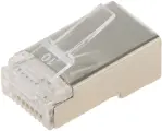 WRline WR-8P8C-5E-SH коннектор RJ45 CAT5e экранированный прозрачный 100шт до 1000 Мбит/с