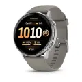 Умные часы Garmin Venu 4 45mm Silver Bezel With Silver Gray Silicone Band