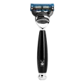 Бритвенный станок MUEHLE VIVO, Gillette Fusion, черная смола (R 336 F)