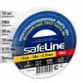 (12 шт.) Изолента ПВХ белая 15мм 20м Safeline