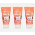 Зубная паста Tiswell, детская, от кариеса, нежный персик, 60 г, 3 шт
