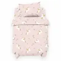 Детское постельное бельё Крошка Я Baby unicorn 112*143 см, 60*120+20 см, 40*60 см, бязь 125 г/м2, хл 100%