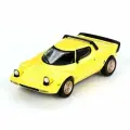Машинка MINI GT 1/64 Lancia Stratos HF Stradale Giallo Fly LHD Diecast Scale Model Car