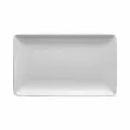 Блюдо прямоугольное Тэйст, фарфор, длина 27, ширина 16,8см, белый