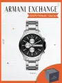 Наручные часы Armani Exchange Hampton, серебристый
