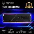 Оперативная память QOPP, 8GB, DDR4, CL16, 3200MHz, с радиатором, UDIMM, черная