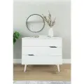 Комод Комфорт 3 ящика, ШхГхВ: 100х42.7х84.7 см, цвет: Белый
