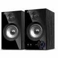 Компьютерная акустика Sven SPS-621 2.0 чёрные (2x14W, Bluetooth, дерево)