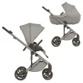 Детская коляска 2в1 Anex Eli, цвет Granti (Светло-серый), артикул производителя el-09