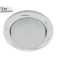 (7 шт.) Светильник точечный ЭРА KL 77 AL/WH /1 Gx53,220V, 13W, серебро/белый