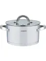 Кастрюля с крышкой ALBERG AL-2130, 7.6 л (Ø26х14.5см), нержавеющая сталь