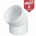 Колено 45 для круглых воздуховодов D150 ERA (15ККП 45) - 2 шт.