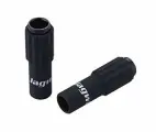 Наконечник рубашки с регулировкой Jagwire Mini Inline Adjusters Rubber-Coated Black 2шт. (BSA036)