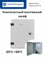 Монтажный шкаф Mastermann Пластик-2УТП+, навесной, IP66, серый