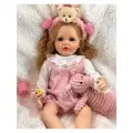 Кукла REBORN Элизабет, интерактивная, кукла-малыш, силикон, 55см