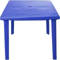 Стол пластиковый квадратный Стандарт Пластик 80x80x71 см синий