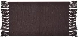 Коврик декоративный хлопок Solid Mat JBT-001-09 50x80 см цвет коричневый