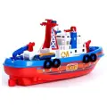 Катер игрушка Автоград Городская Гавань, работает от батареек, плавает и стреляет водой