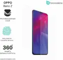 Защитная бронированная пленка на экран и заднюю панель OPPO Reno Z (Глянцевая)