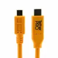 Кабель Tether Tools TetherPro USB-C to 2.0 Micro-B 5-Pin 4.6m Orange [CUC2515-ORG]