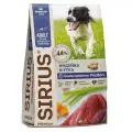SIRIUS 20 кг, Сухой корм премиум класса для собак средних пород, Индейка и утка с овощами
