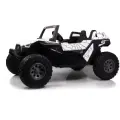 Детский электромобиль BAGGY, двухместный 4WD (нагрузка 100 кг.) - A707AA белый Spider