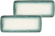 Набор 2 блюда прямоугольных Nuances, голубой, 36х16 см (Easy Life)