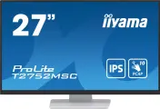 Монитор Iiyama 27 ProLite T2752MSC-W1 белый IPS LED 16:9 HDMI M/M глянцевая 1000:1 400cd 1920x1080 60Hz DP FHD USB