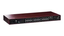Коммутатор QSW-3750-28T-AC, 24 LAN-порта, уровень 2, 2 консольных порта