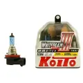 Лампа автомобильная высокотемпературная Koito Whitebeam H16 12V 19W 4000K (комплект 2 шт.) арт. P0749W