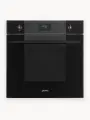 Духовой шкаф Smeg SFP61TB3FR, пиролитическая очистка, дисплей, 10 функций приготовления, чёрный