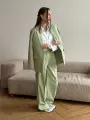 Костюм классический с брюками палаццо