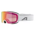 Маска горнолыжная ALPINA Nakiska Q-Lite White Matt/Q-Lite Pink S2 (US: M)