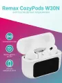 Беспроводные наушники с экраном Remax CozyPods W30N, белый*