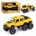 Джип инерционный Wenyi Свет, звук, на батарейках, желтый, в коробке (WY480B)