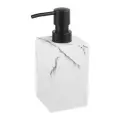 Дозатор для жидкого мыла MARBLE белый PERFECTO LINEA