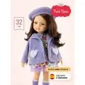 Кукла Paola Reina София в лиловом жакете с сердечками, 32 см