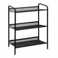 Подставка для обуви 3 полки Женева 13, 45х27х60 см черная