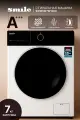 Стиральная машина SMILE SWMSW7W1200 белый/черный (DD, пар, инвертор)