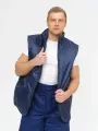 Жилет ТекстильИмпорт, утепленный, синий, спецодежда, оксфорд, демисезон