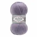 Пряжа SUPERLANA TIG (ALIZE), яр. сиреневый - 257, 25% шерсть, 75% акрил, 5 мотков, 100 г, 570 м.